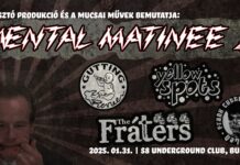 Prosztó Produkció és a Mucsai Művek ismét bemutatja a Mental Matinee című rendezvényt!