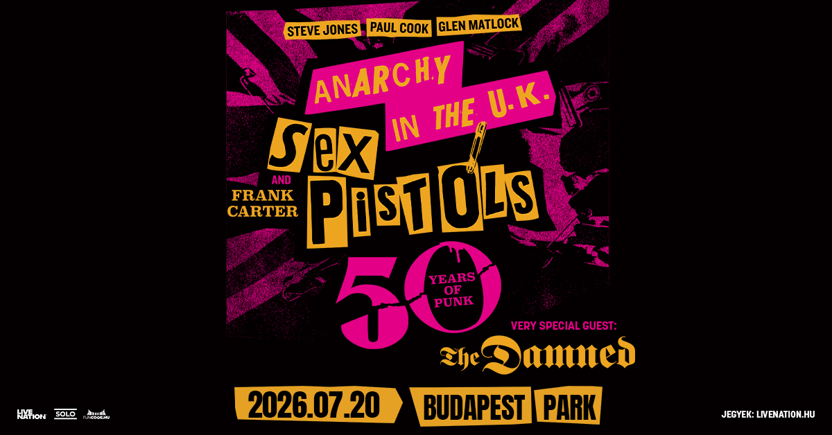 50 Years of Punk – a Sex Pistols feat Frank Carter a Budapest Parkban