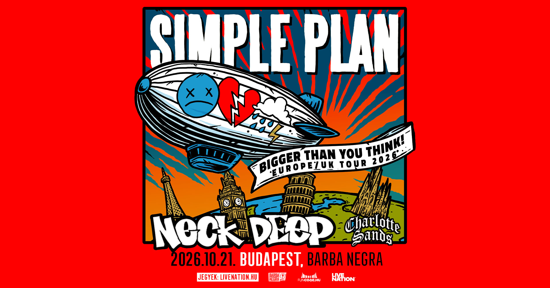 Bigger Than You Think! – a 25 éves Simple Plan Budapesten
