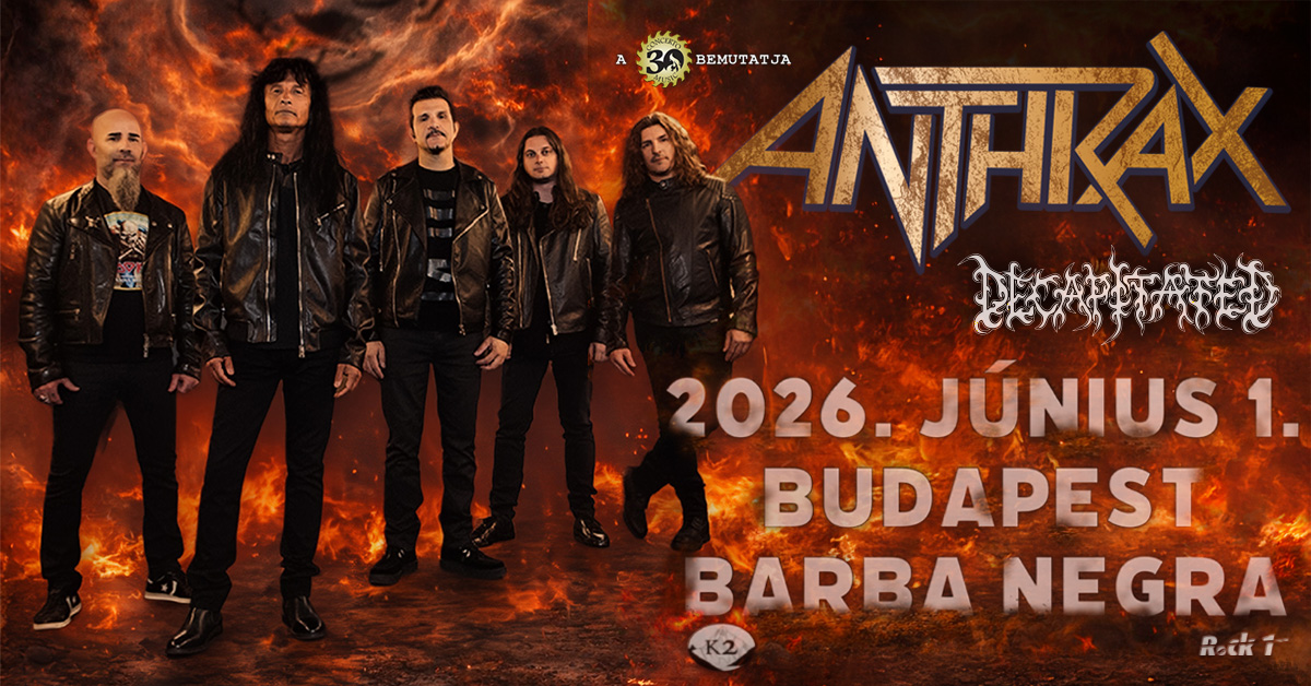 Anthrax: itt az első klip a Cursum Perficio albumról, június 1-én pedig koncert a Decapitateddel