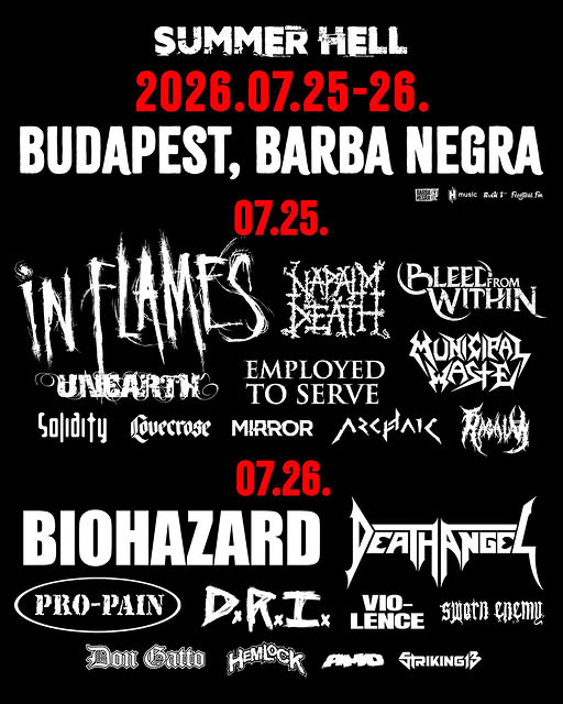 Brutális dupla koncert a Barba Negrában!