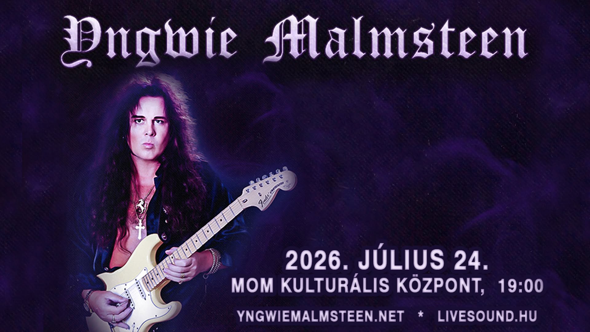 10 nap múlva ismét Malmsteen mester érkezik Budapestre