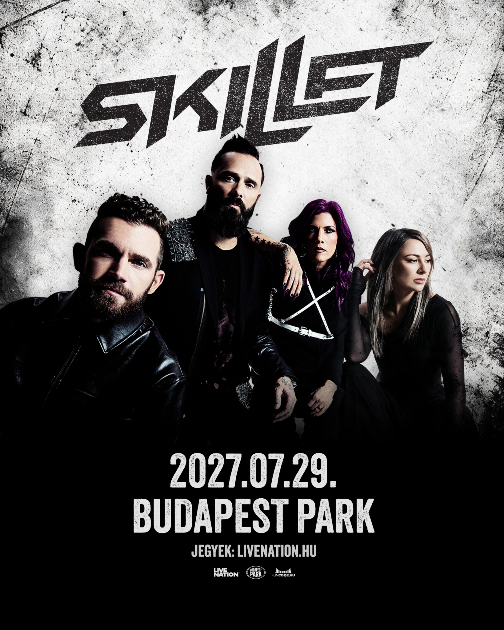 A Skillet zúzósabb és személyesebb oldalát mutatja be, nyáron a Budapest Parkba is visszatérnek